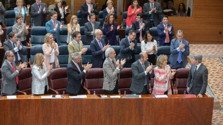 Ángel Garrido en la Asamblea de Madrid