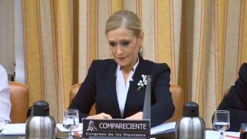 Cristina Cifuentes en el Congreso.