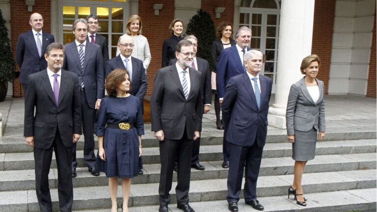 Ministros del Ejecutivo de Mariano Rajoy en la XIII legislatura.