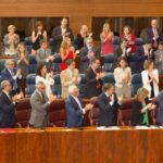 Bancada del PP en la Asamblea de Madrid