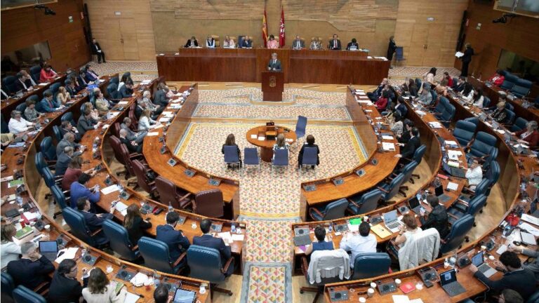 Ángel Garrido en la Asamblea de Madrid