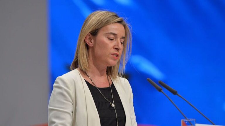 Federica Mogherini, Alta Representante de Política Exterior y de Seguridad Común de la Unión Europea