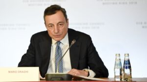 Mario Draghi, presidente del BCE