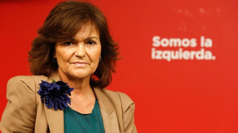 Carmen Calvo, secretaria de igualdad del PSOE