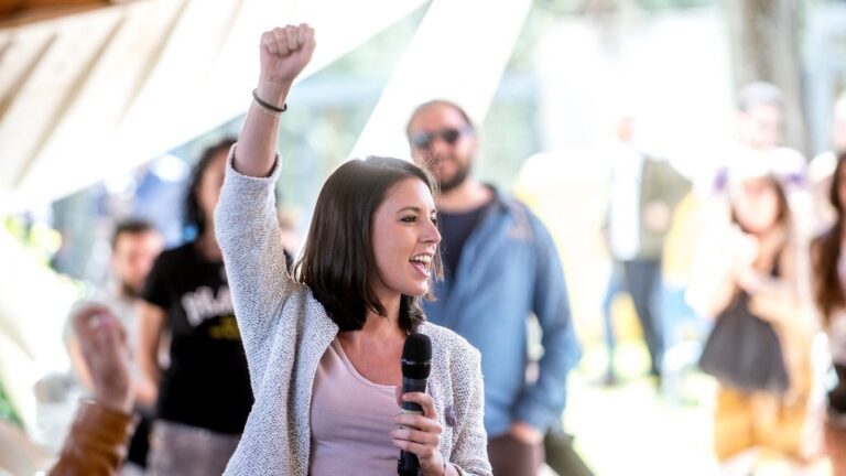 Irene Montero, portavoz de Podemos en el Congreso de los Diputados