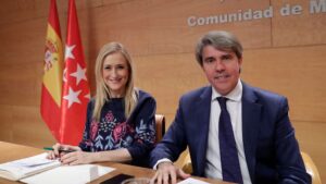 Ángel Garrido y Cristina Cifuentes.