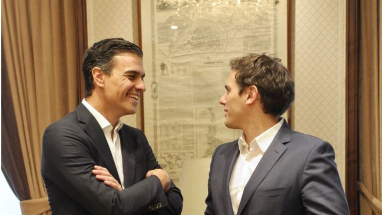 Pedro Sánchez y Albert Rivera