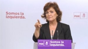 Carmen Calvo, Carmen Calvo, secretaria de igualdad del PSOE