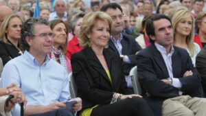 Franciasco Granados, Esperanza Aguirre, José María Aznar, Cristina Cifuentes y Manuel Cobo