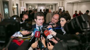 Pablo Casado, vicesecretario general de Comunicación del Partido Popular