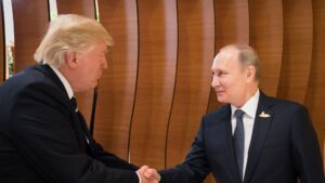 Donald Trump y Vladimir Putin en el G20