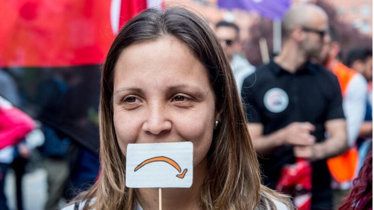 Amazon manifestación huelga