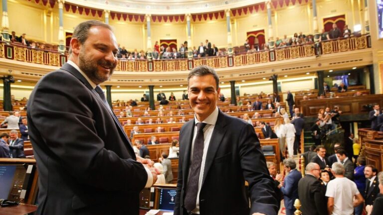 Pedro Sánchez y José Luis Ábalos