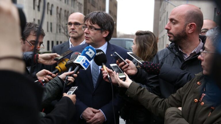 Carles Puigdemont, expresidente de la Generalitat de Cataluña