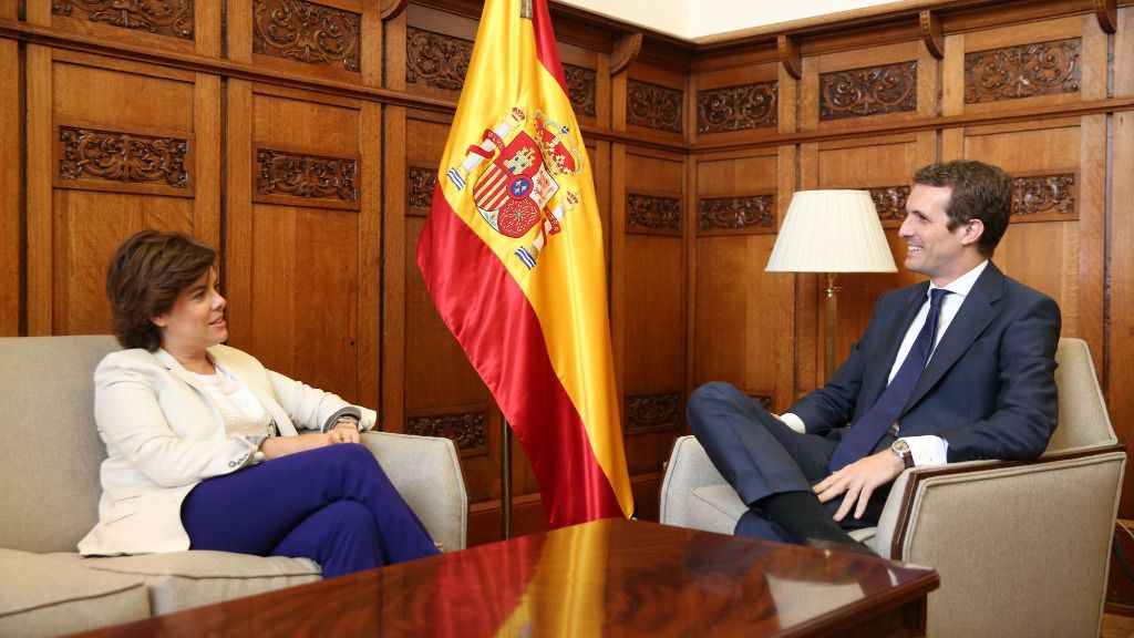 Pablo Casado y Soraya Sáenz de Santamaría