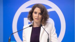 Isabel Díaz Ayuso, portavoz del PP de Madrid