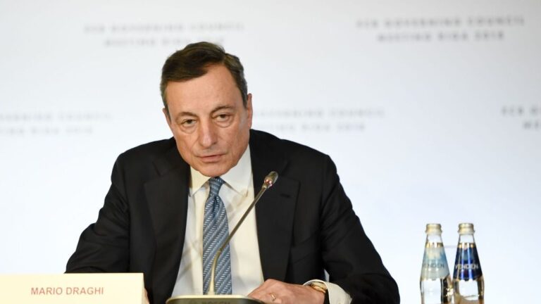 Mario Draghi, presidente del BCE