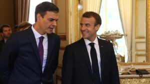 Pedro Sánchez y Emmanuel Macron