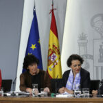 María Isabel Celaá, Magdalena Valerio, Meritxell Batet y Carmen Montón