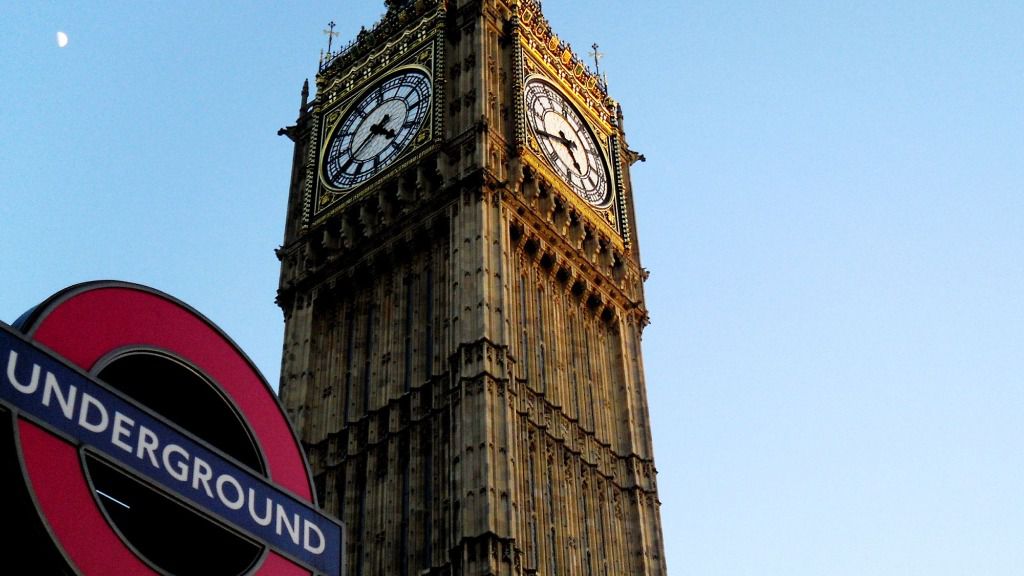 Londres big ben metro