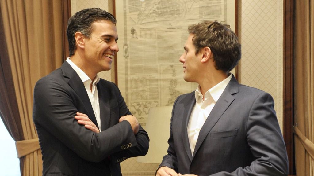 Pedro Sánchez y Albert Rivera