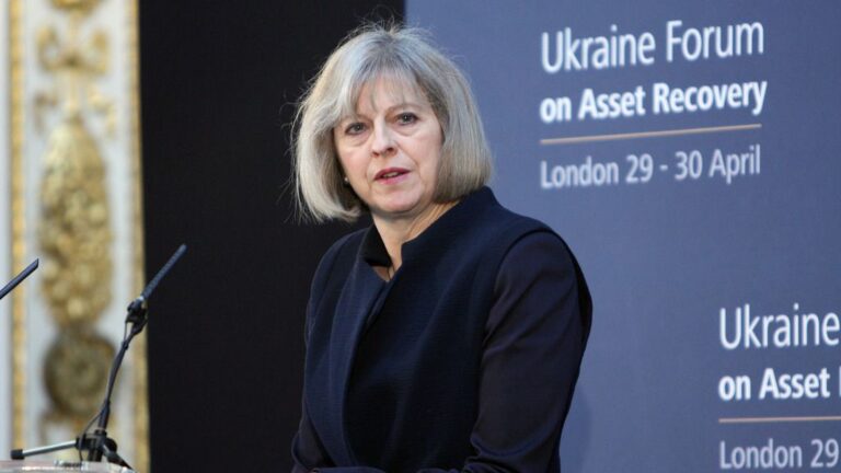 Theresa May, primera ministra del Reino Unido