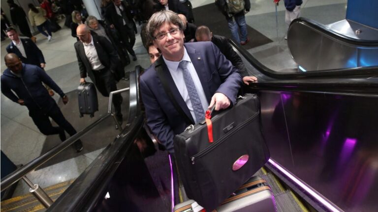 Carles Puigdemont, expresidente de la Generalitat de Cataluña