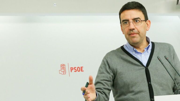 Mario Jiménez, portavoz de la gestora del PSOE