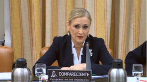 Cristina Cifuentes en el Congreso.