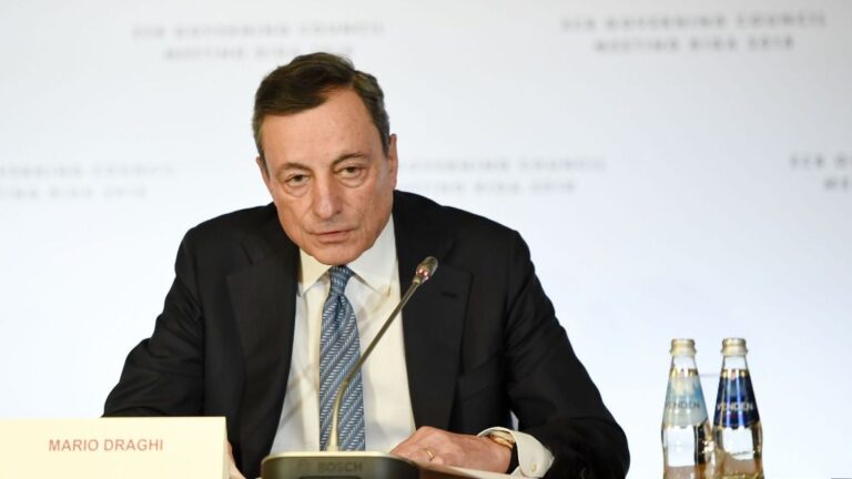 Mario Draghi, presidente del BCE