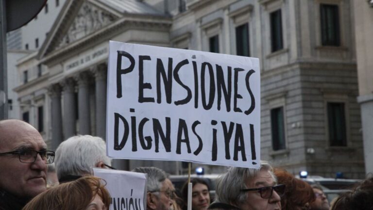 Manifestación Ley Mordaza y Pensiones