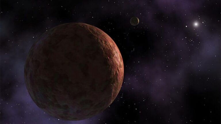 La comunidad científica se encuentra dividida con respecto a la interpretación de los movimientos de objetos que, como Sedna (ilustrado en la imagen), se mueven por los confines del sistema solar. ¿Su órbita está afectada por la presencia de un planeta de
