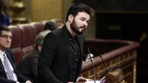 Gabriel Rufián, diputado de ERC.