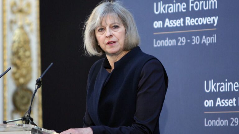 Theresa May, primera ministra del Reino Unido