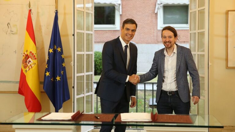 Pedro Sánchez, Pablo Iglesias