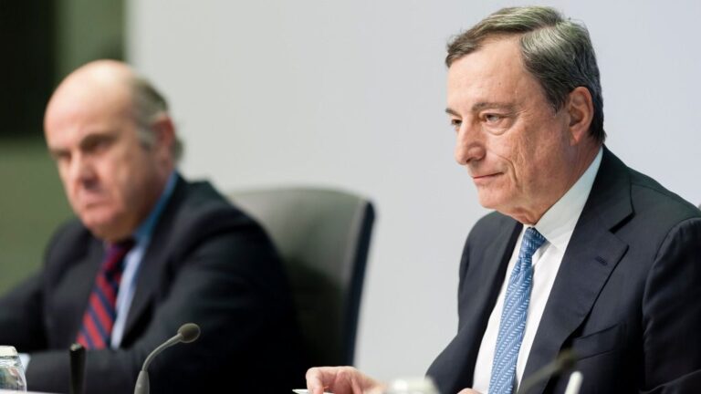 Mario Draghi, presidente del BCE