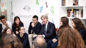 Ángel Garrido en el colegio concertado Nazaret Oporto