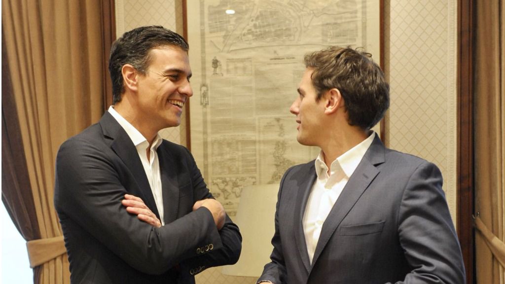 Pedro Sánchez y Albert Rivera