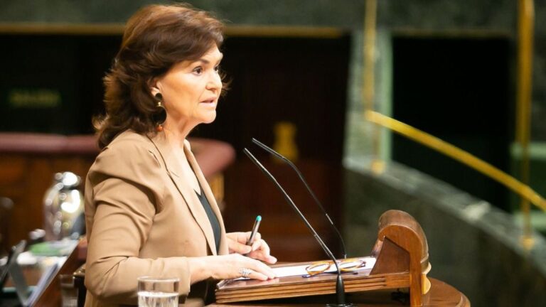 Carmen Calvo, vicepresidenta del Gobierno