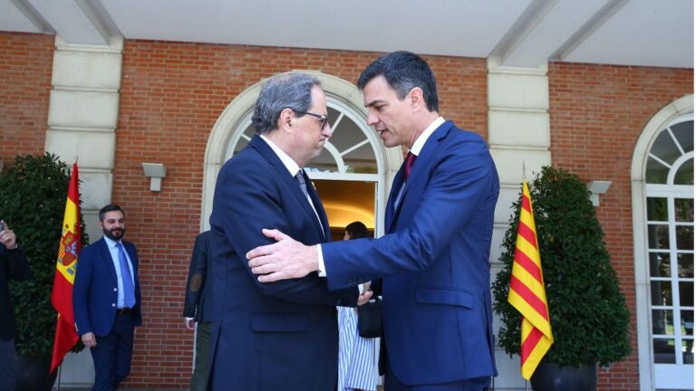 Quim Torra y Pedro Sánchez