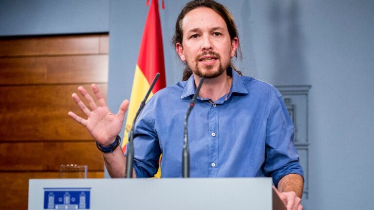 Pablo Iglesias, secretario general de Podemos