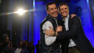 Pablo Casado y Juanma Moreno