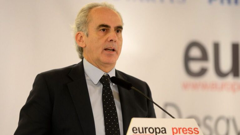 Enrique Ruiz Escudero, consejero de Sanidad de Madrid, en el desayuno informativo de Europa Press