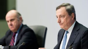 Mario Draghi, presidente del BCE