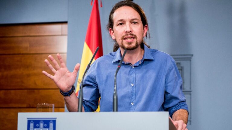 Pablo Iglesias, secretario general de Podemos