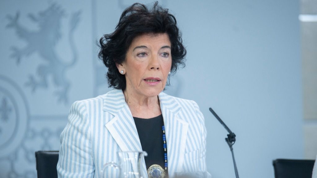 Isabel Celaá, portavoz del Gobierno y ministra de Educación