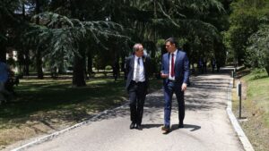 Pedro Sánchez y Quim Torra en su último encuentro en La Moncloa.