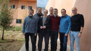 Jordi Sànchez, Oriol Junqueras, Jordi Turull, Joaquim Forn, Jordi Cuixart, Josep Rull y Raül Romeva