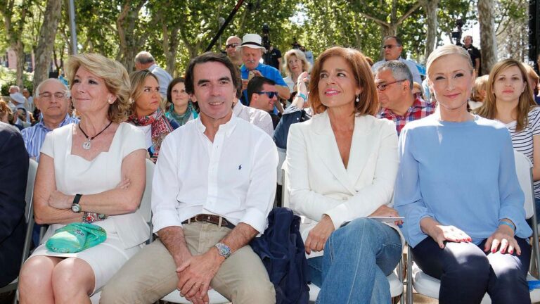 Esperanza Aguirre, José María Aznar, Botell Cifuentes