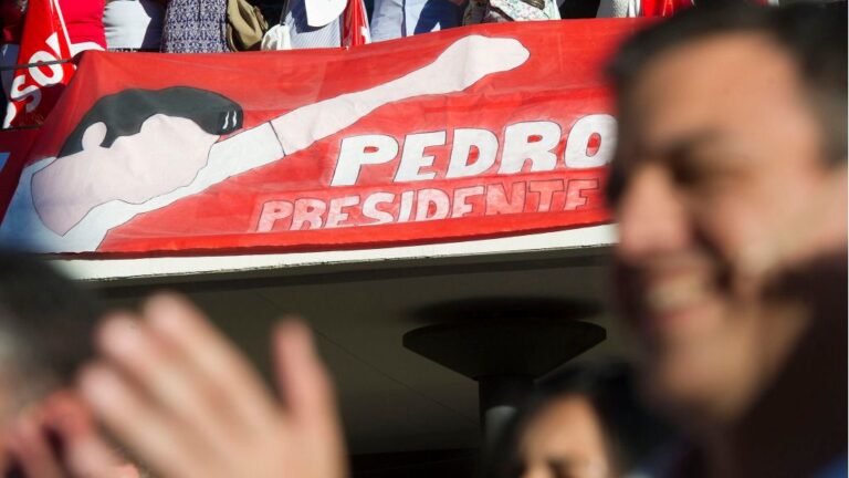 Pedro Sánchez, secretario general del PSOE